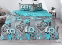 Постельное белье сатин люкс TAG - S424, подростковый